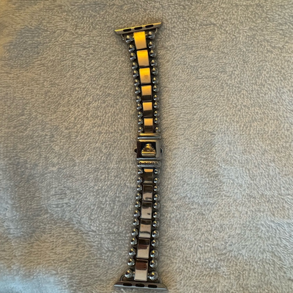 LAGOS Rose Gold and Stainless Steel Apple Watch Band